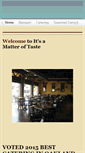 Mobile Screenshot of matteroftaste.net